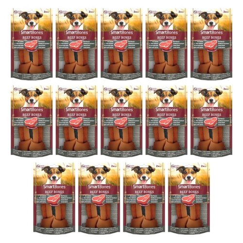 Przysmak dla psa SMART BONES Beef Bones Medium (28 sztuk)
