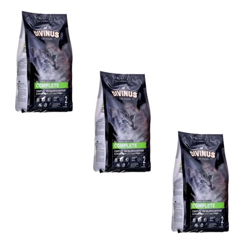Karma dla kota DIVINUS Cat Complete Kurczak 3 x 2 kg