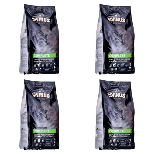 Karma dla kota DIVINUS Cat Complete Kurczak 4 x 2 kg