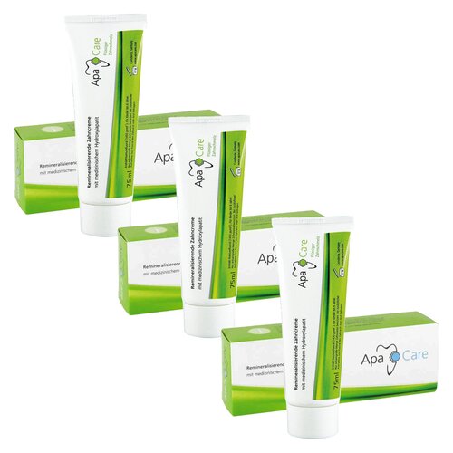 Pasta do zębów APACARE Remineralizująca 75 ml 3 szt.