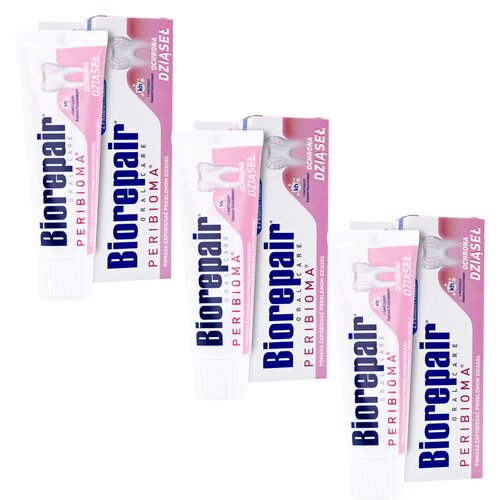Pasta do zębów BIOREPAIR Ochrona dziąseł 75 ml 3 szt.