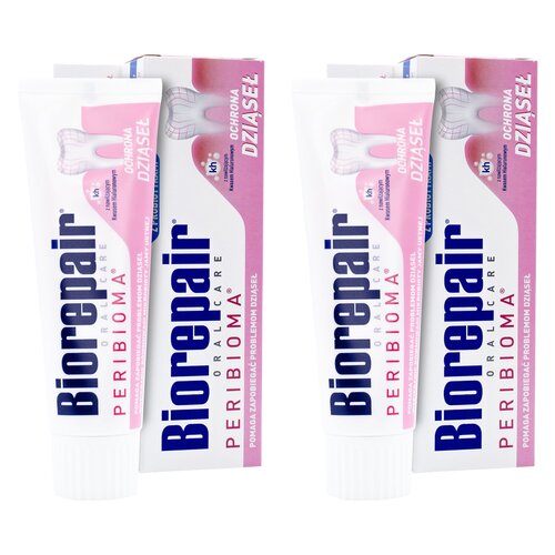 Pasta do zębów BIOREPAIR Ochrona dziąseł 75 ml 2 szt.