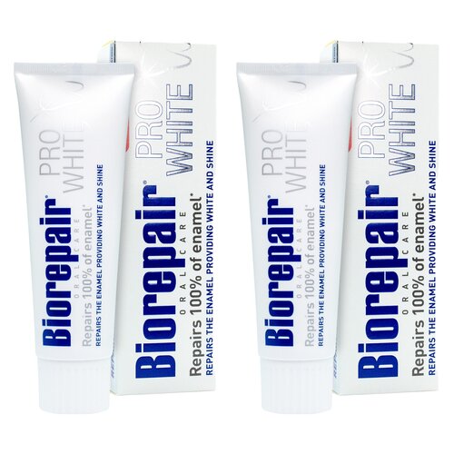 Pasta do zębów BIOREPAIR Pro White 75 ml 2 szt.