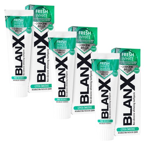 Pasta do zębów BLANX Fresh White 75 ml 3 szt.