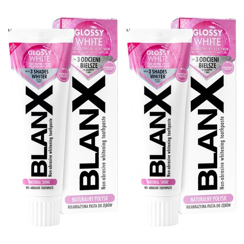 Pasta do zębów BLANX Glossy White 75 ml 2 szt.