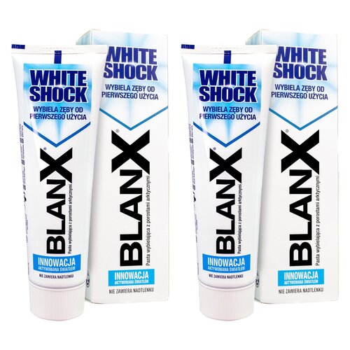 Pasta do zębów BLANX White Shock 75 ml 2 szt.