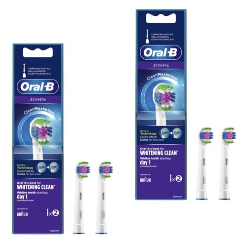 Końcówka szczoteczki ORAL-B 3D White 18-2 N (4 szt.)