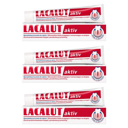 Pasta do zębów LACALUT Active 75 ml 3 szt.