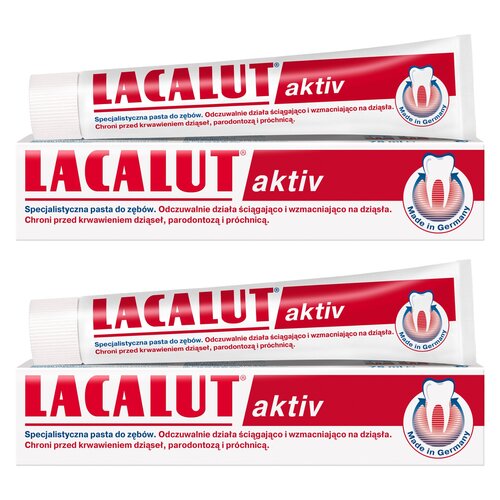 Pasta do zębów LACALUT Active 75 ml 2 szt.
