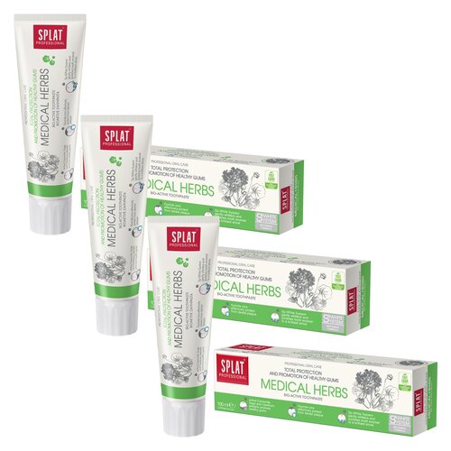 Pasta do zębów SPLAT Professional Medical Herbs 100 ml 3 szt.