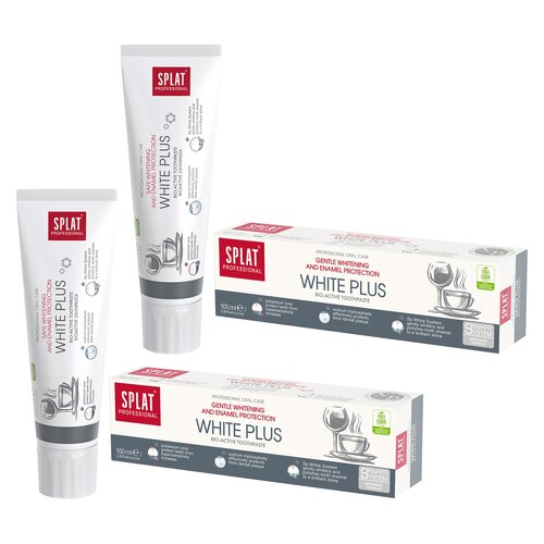 Pasta do zębów SPLAT Professional White Plus 100 ml 2 szt.