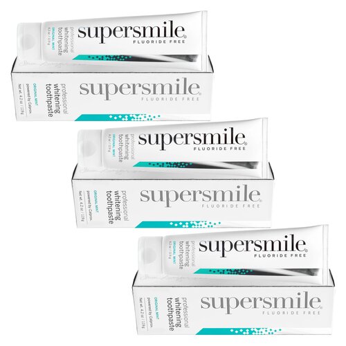 Pasta do zębów SUPERSMILE Fluoride Free 75 ml 3 szt.