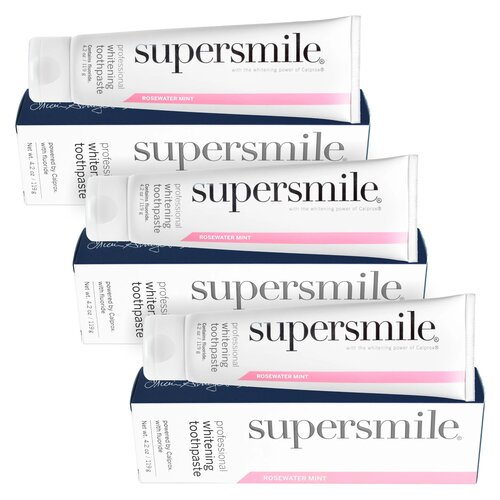 Pasta do zębów SUPERSMILE Rosewater Mint Professional 119 ml 3 szt.