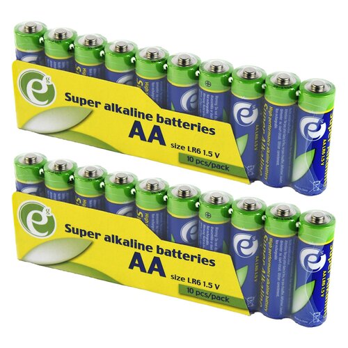 Baterie AA LR6 GEMBIRD Super Alkaline (20 szt.)