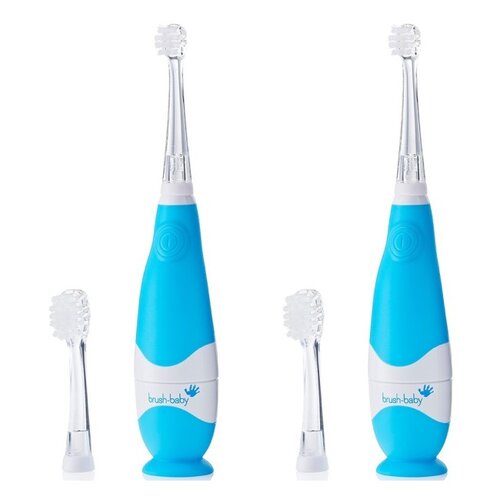 Szczoteczka soniczna BRUSH-BABY BabySonic Pro Niebieski (2 sztuki)
