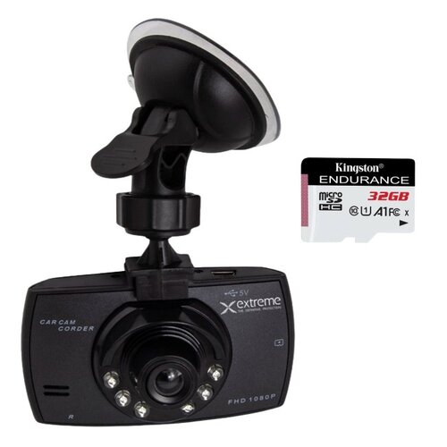 Wideorejestrator EXTREME Guard XDR101 + Karta pamięci KINGSTON Endurance microSDHC 32GB