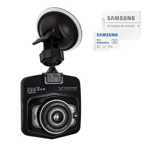 Wideorejestrator EXTREME Sentry XDR102 + Karta pamięci SAMSUNG Pro Endurance microSDHC 32GB + Adapter