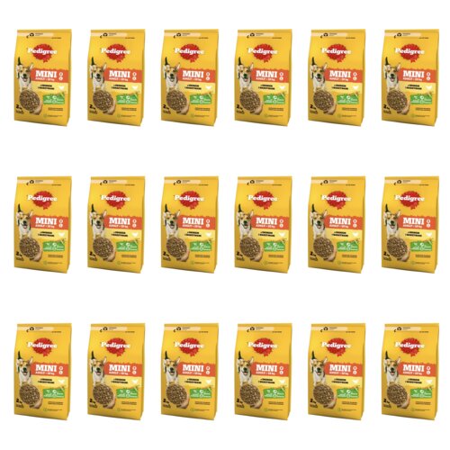 Karma dla psa PEDIGREE Adult Mini z drobiem i warzywami 18 x 2 kg