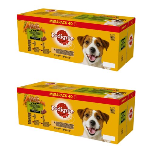 Karma dla psa PEDIGREE Adult Mix smaków (80 x 100 g)