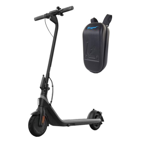 Hulajnoga elektryczna SEGWAY Ninebot KickScooter E2 25km 250W 8.1" Czarny + Torba na kierownicę FRUGAL V21