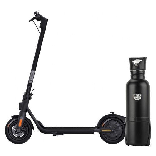 Hulajnoga elektryczna SEGWAY Ninebot KickScooter F2 Plus 55km 400W 10" Czarny + Bidon termiczny FISCHER z uchwytem 86057 750 ml