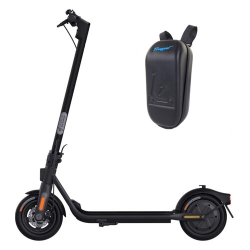 Hulajnoga elektryczna SEGWAY Ninebot KickScooter F2 Plus 55km 400W 10" Czarny + Torba na kierownicę FRUGAL V21