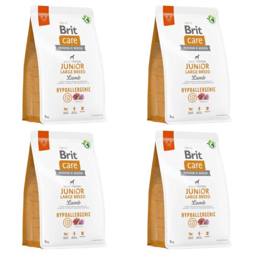 Karma dla psa BRIT Hypoallergenic Jagnięcina z ryżem 4 x 3 kg