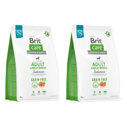 Karma dla psa BRIT Care Dog Grain Free Adult Large Łosoś i ziemniaki 2 x 3 kg