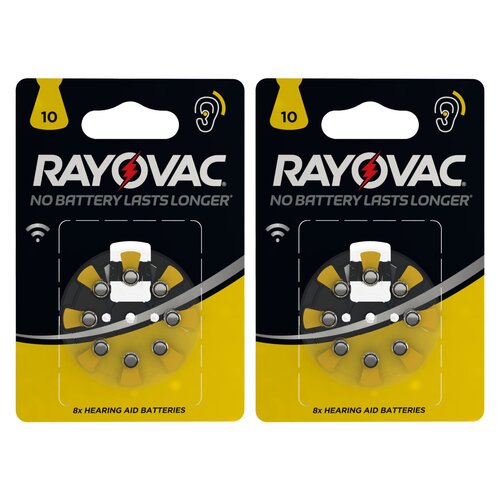Baterie 10 PR70 RAYOVAC (16 szt.)