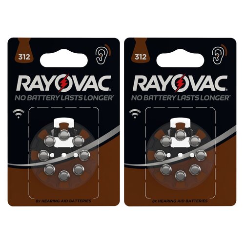 Baterie 312 PR41 RAYOVAC (16 szt.)