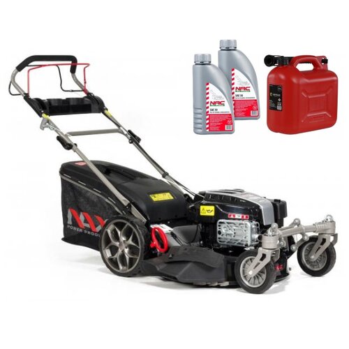 Kosiarka spalinowa NAX NAX5000S Briggs&Stratton 875EXi z napędem + Kanister KRYSIAK OL KAN10 10 L + Olej do kosiarki NAC SAE 30 2 x 0.6L