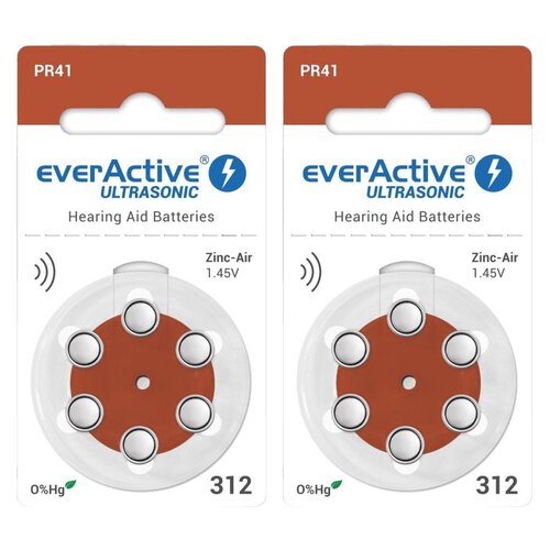 Baterie PR41 EVERACTIVE Ultrasonic 312 (12 szt.)
