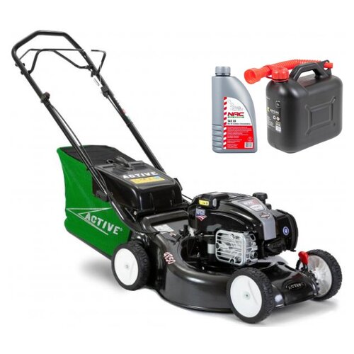Kosiarka spalinowa ACTIVE 4850 ISB Briggs&Stratton 575iS z napędem + Kanister KRYSIAK OL KAN05 5 L + Olej do kosiarki NAC SAE 30 1L