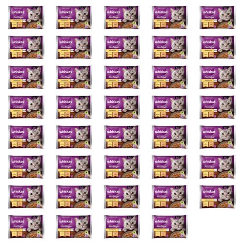 Karma dla kota WHISKAS Pure Delight Drobiowe Frykasy w galaretce (156 x 85 g)