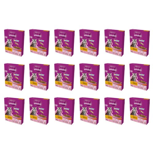 Karma dla kota WHISKAS Junior z kurczakiem 18 x 300 g