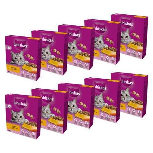 Karma dla kota WHISKAS z Pysznym kurczakiem 10 x 800 g