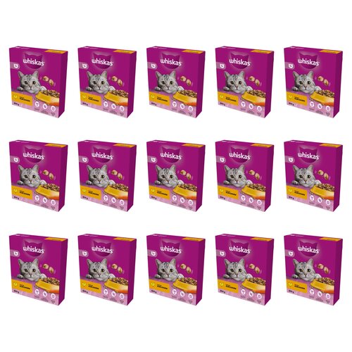 Karma dla kota WHISKAS z kurczakiem 15 x 800 g