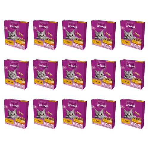 Karma dla kota WHISKAS Senior z kurczakiem 15 x 800 g