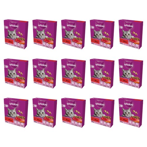 Karma dla kota WHISKAS Wołowina 15 x 800 g