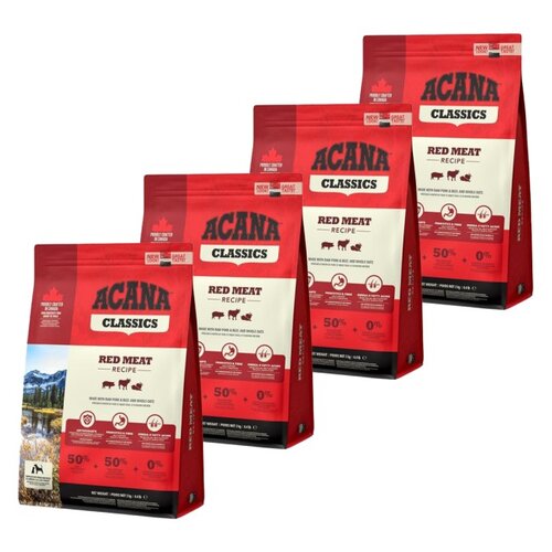 Karma dla psa ACANA Jagnięcina z wieprzowiną i wołowiną 4 x 2 kg