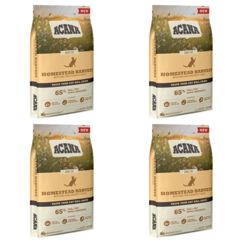 Karma dla kota ACANA Homestead Harvest Kurczak z indykiem 4 x 4.5 kg