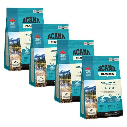 Karma dla psa ACANA Classics Wild Coast 4 x 2 kg