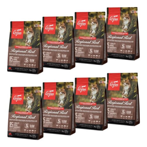 Karma dla kota ORIJEN Cat Regional Red Wołowina 8 x 1.8 kg