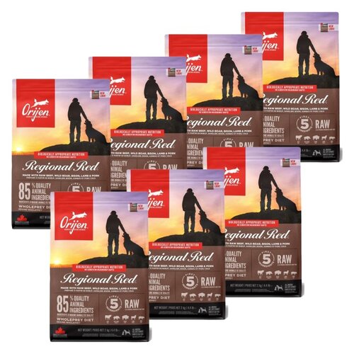 Karma dla psa ORIJEN Regional Red 7 x 2 kg