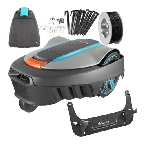 Robot koszący GARDENA Sileno City 250 15001-32 + Uchwyt naścienny GARDENA 4045-60