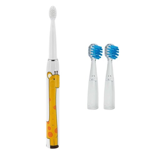 Szczoteczka soniczna INNOGIO Gio Giraffe Biały + Końcówka szczoteczki INNOGIO Gio Giraffe Niebieski (2 szt.)