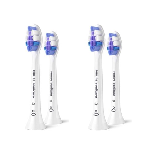 Oryginalne końcówki Philips Sonicare S2 HX6052/10 Bardzo miękkie włókna (4 szt.) (Nadwrażliwość zębów)