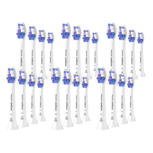 Oryginalne końcówki Philips Sonicare S2 HX6054/10 Bardzo miękkie włókna (24 szt.) (Nadwrażliwość zębów)