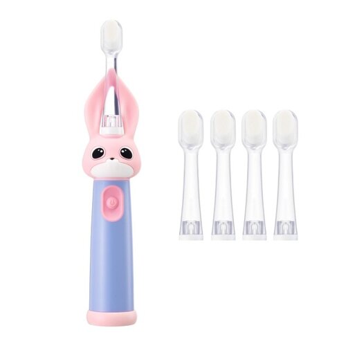Szczoteczka soniczna VITAMMY Bunny Różowy + Końcówka szczoteczki VITAMMY Bunny (4 szt.)