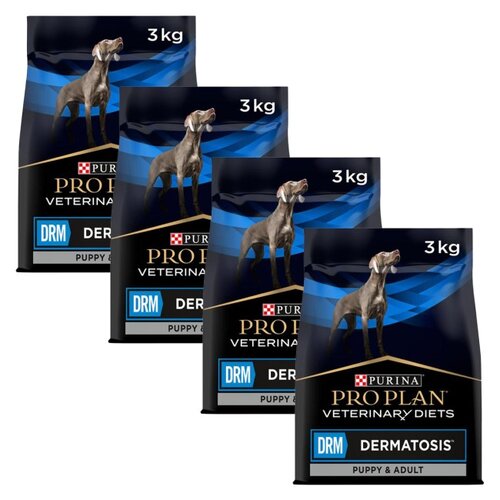 Karma dla psa PURINA Pro Plan Veterinary Diets Dermatosis 4 x 3 kg